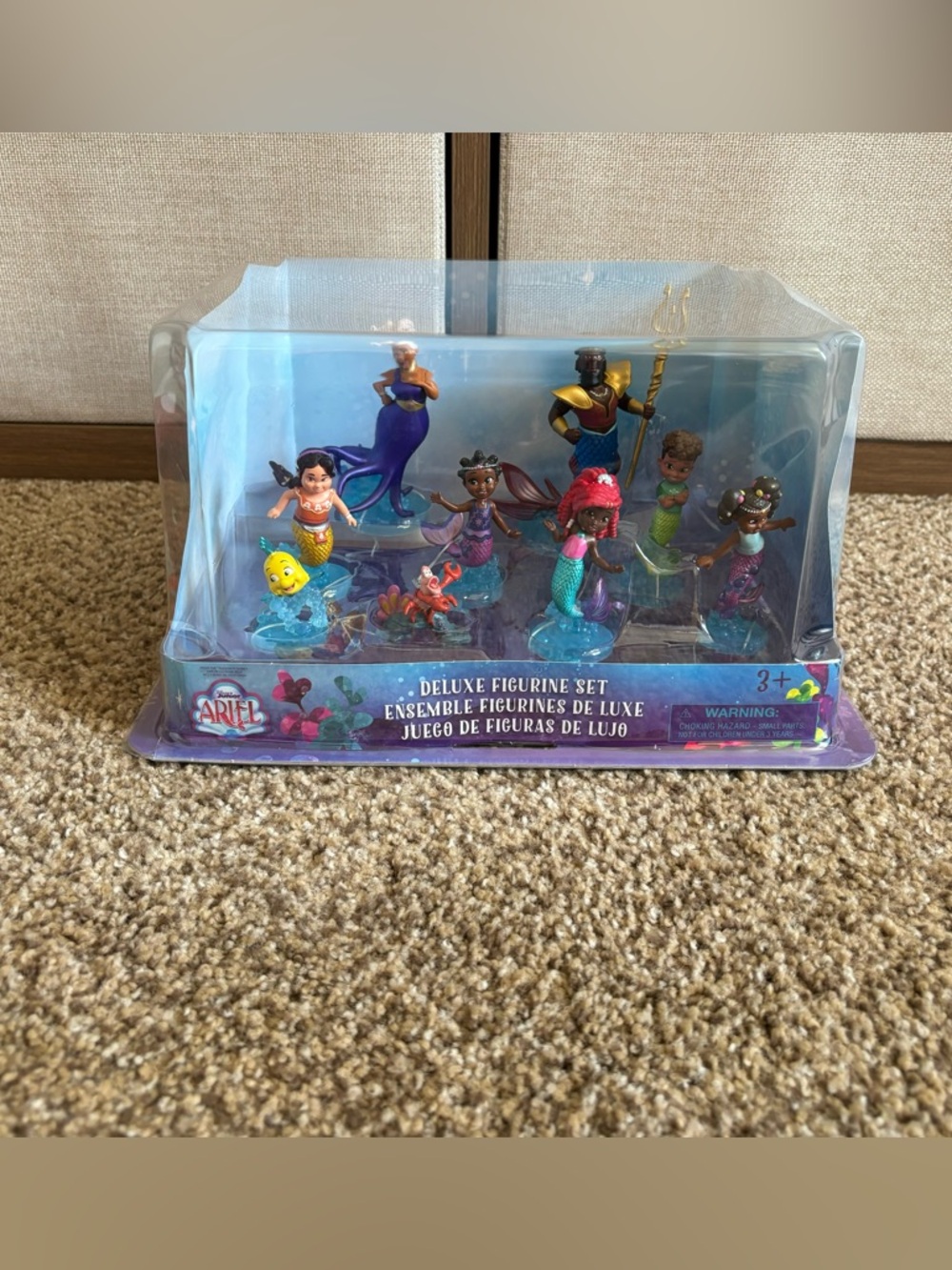 Disney Ariel Mermaid Deluxe Figurine Set - Multi-Color